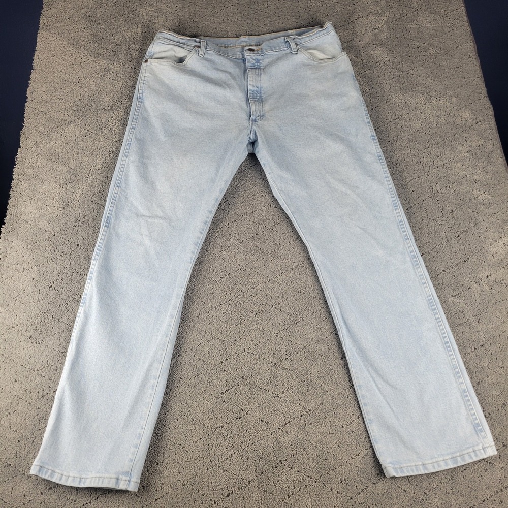 Wrangler Jeans Mens 40x32 Blue Cowboy Cut Original Fit Straight Active Flex